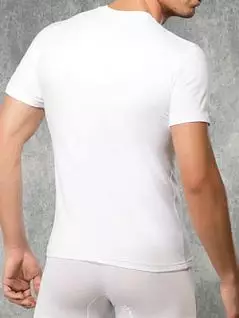 Мужская белая классическая облегающая футболка Doreanse For Everyday 2550c02 распродажа